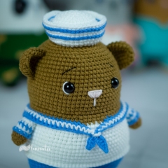 Bear The Sailor amigurumi by Lennutas
