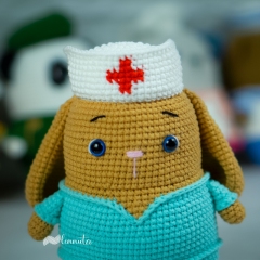 Bunny the Nurse amigurumi pattern by Lennutas