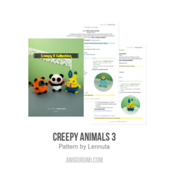 Creepy Animals 3 amigurumi pattern by Lennutas