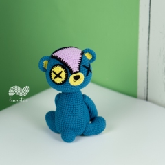 Creepy Bear amigurumi pattern by Lennutas