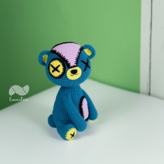 Creepy Bear amigurumi by Lennutas