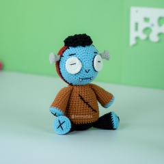 Creepy Frankenstein amigurumi pattern by Lennutas