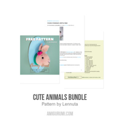 Cute Animals Bundle amigurumi pattern by Lennutas