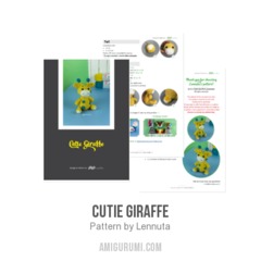 Cutie Giraffe amigurumi pattern by Lennutas