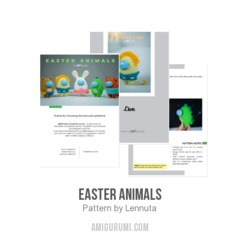 Easter Animals amigurumi pattern by Lennutas