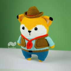 Fox the Cowboy amigurumi by Lennutas