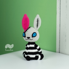 Halloween Creepy Rabbit amigurumi by Lennutas