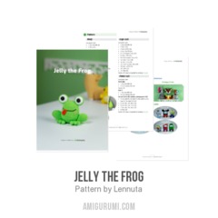 Jelly the Frog amigurumi pattern by Lennutas