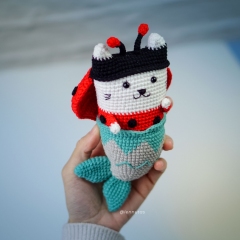 Mermaid Cat The Bugs amigurumi pattern by Lennutas