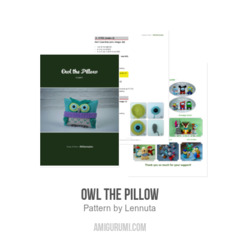 Owl The Pillow amigurumi pattern by Lennutas