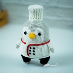 Penguin The Chef amigurumi by Lennutas