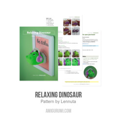 Relaxing Dinosaur amigurumi pattern by Lennutas