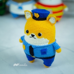 Shiba the Police Officer amigurumi by Lennutas