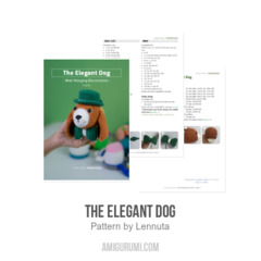 The Elegant Dog amigurumi pattern by Lennutas