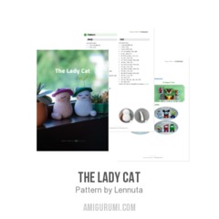 The Lady Cat amigurumi pattern by Lennutas