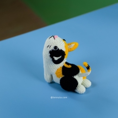 Yoga Calico Cat amigurumi by Lennutas