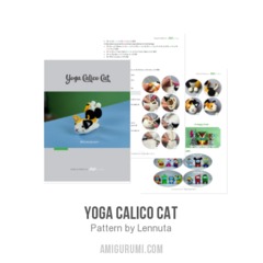 Yoga Calico Cat amigurumi pattern by Lennutas