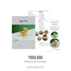 Yoga Dog amigurumi pattern by Lennutas