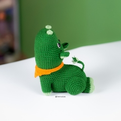 Yoga Hippo amigurumi pattern by Lennutas