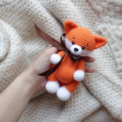 2 IN 1 Little fox and raccoon amigurumi pattern by Knit.friends