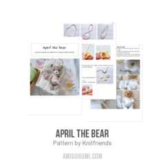 April the Bear amigurumi pattern by Knit.friends