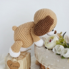 Billy the puppy amigurumi pattern by Knit.friends