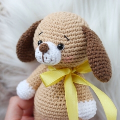 Billy the puppy amigurumi pattern by Knit.friends