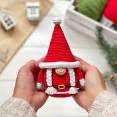 Gnome Santa amigurumi pattern by Knit.friends