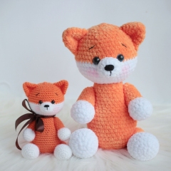 Little fox  amigurumi by Knit.friends