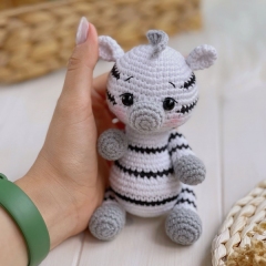 Safari Zebra amigurumi pattern by Knit.friends