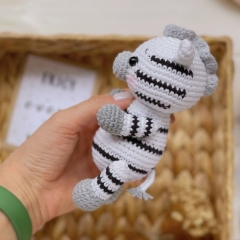 Safari Zebra amigurumi by Knit.friends