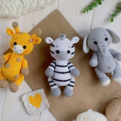 Safari Zebra amigurumi pattern by Knit.friends