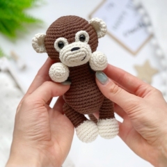 Safari Monkey amigurumi pattern by Knit.friends