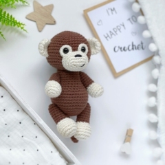 Safari Monkey amigurumi pattern by Knit.friends