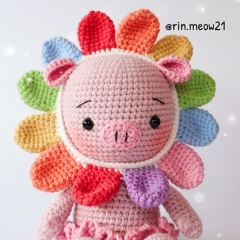 Hana babi piggy amigurumi pattern by rinmeow21