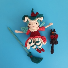 Alice the Witch  amigurumi pattern by Natura Crochet