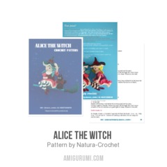 Alice the Witch  amigurumi pattern by Natura Crochet