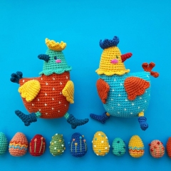 Funny Chicken  amigurumi by Natura Crochet