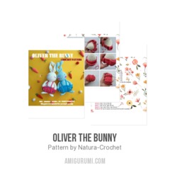 Oliver the Bunny amigurumi pattern by Natura Crochet