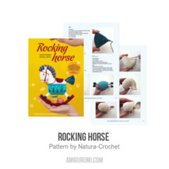 Rocking horse  amigurumi pattern by Natura Crochet