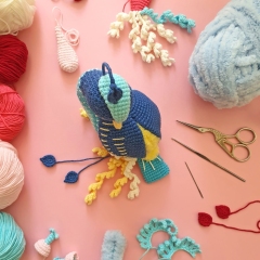 Sofia the Bird of Paradise  amigurumi pattern by Natura Crochet