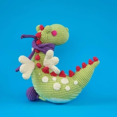 Tim the flying Dragon  amigurumi pattern by Natura Crochet