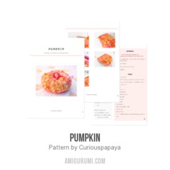 Pumpkin amigurumi pattern by Curiouspapaya