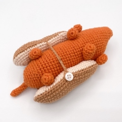 Weenston the Weiner Dog amigurumi pattern by Curiouspapaya