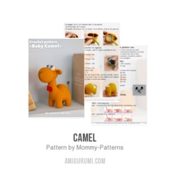 Camel amigurumi pattern by Mommy Patterns