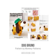 Dog Bruno amigurumi pattern by Mommy Patterns