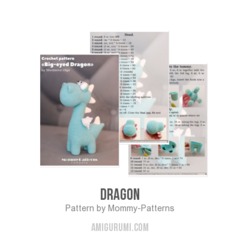 Dragon amigurumi pattern by Mommy Patterns