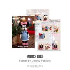 Mouse Girl amigurumi pattern by Mommy Patterns