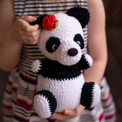 Panda Bear amigurumi by Mommy Patterns