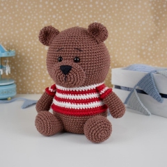 Bart The little Bear amigurumi pattern by GatoFio